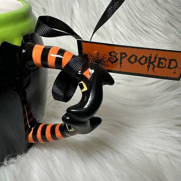 Potter’s Studio Witch Themed Black and Green Mug - Picture 2 of 5